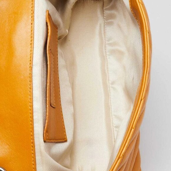 Yves Saint Laurent Yellow Matelasse Leather Medium Punk Chain Bag - Picture 12 of 12